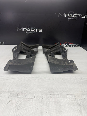 01-06 BMW E46 M3 FRONT BUMPER COVER GUARDS BRACKETS 2695247