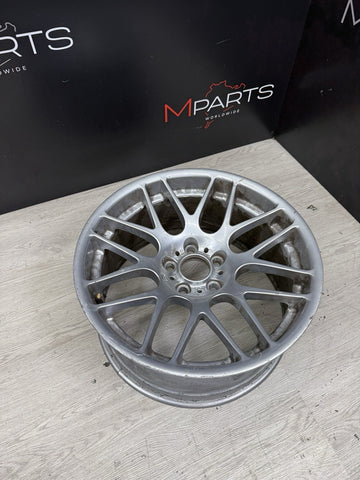 BMW 01-06 E46 M3 163M OEM 19 Rear 19x9.5 ZCP Competition Rim Wheel *Cracked
