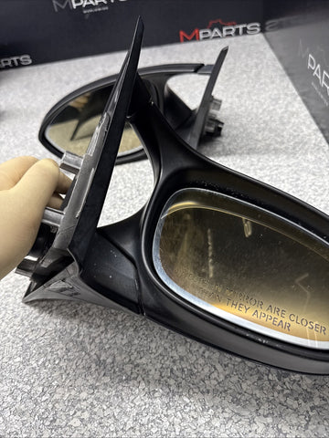 BMW E92 E93 M3 08-13 Side View Mirrors Matte Bezel Trims Jerez Black Covers