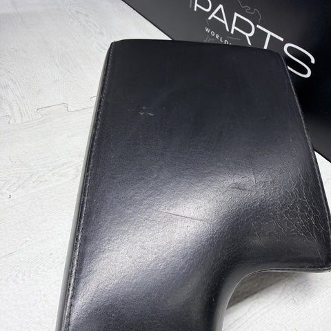 01-06 BMW E46 M3 Center Console Armrest Arm Rest Black Leather *Notes*