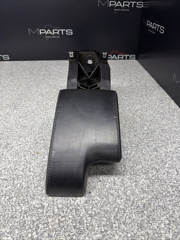 01-06 BMW E46 M3 Center Console Armrest Arm Rest Black Leather *Scratch*
