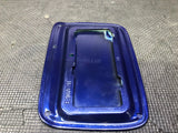BMW E90 M3 REAR FUEL GAS FILLER CAP COVER DOOR LID BRACKET INTERLAGOS BLUE