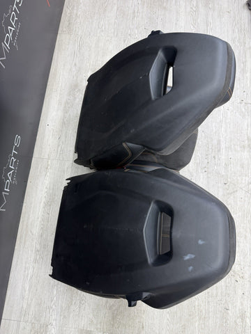 14-19 LAMBORGHINI HURACAN LP610-4 FRONT SEATS OEM + REMOVABLE HONDA CIVIC RAILS