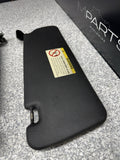 BMW 94-99 E36 M3 Coupe Black Sun Visors Sunvisors Pair OEM