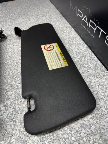 BMW 94-99 E36 M3 Coupe Black Sun Visors Sunvisors Pair OEM