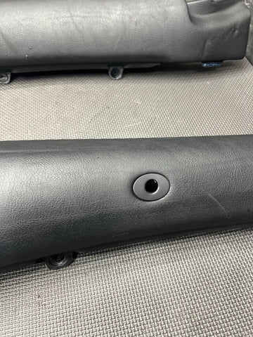 08-13 BMW E93 328 335 M3 Convertible Rear Lateral Covers Trims Panels Black OEM
