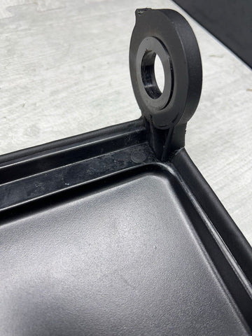 01-06 BMW E46 M3 Center Console Armrest Arm Rest Black Leather