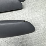 01-06 BMW E46 M3 Convertible Door Upper Arm Rest Armrest Pads Grey Gray *Notes*