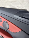 15-20 BMW F82 M4 COUPE REAR LEFT TRIM PANEL CARD MERINO SAKHIR ORANGE