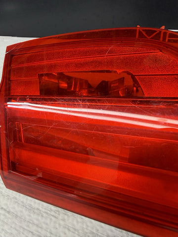 11-13 BMW E92 M3 Left Driver Inner Trunk Lid Tail Light OEM 7252779 *Crack