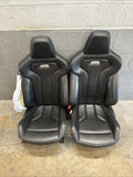 15-20 BMW F82 M4 Coupe Front Seats Black Leather *Passenger Bent*