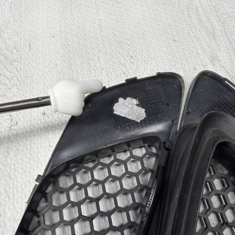 08-13 BMW E90 E92 E93 M3 Hood Scoops Space Jerez Black Pair 8042978 *Cracked*