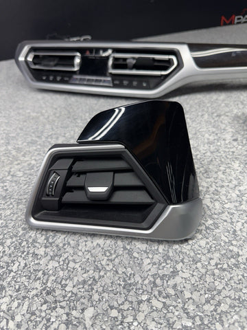 OEM BMW G20 M340 Central Console Dash Panel Wood Oak Interior Trim Set