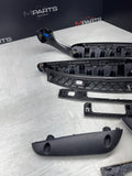 01-06 BMW E46 M3 Convertible Interior Armrests Trim Set Brushed Aluminum *Notes*