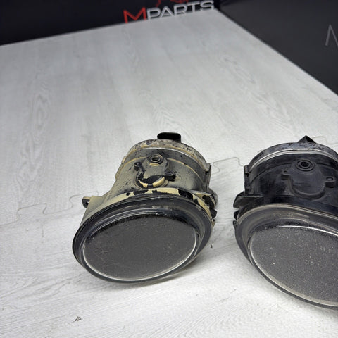 01-06 BMW E46 M3 Front Left Right Passenger Driver Bumper Fog Lights Clear OEM