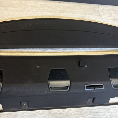 15-18 BMW F80 M3 SEDAN 4DR REAR WINDOW DECK SHELF COVER TRIM SUNSHADE OPTION