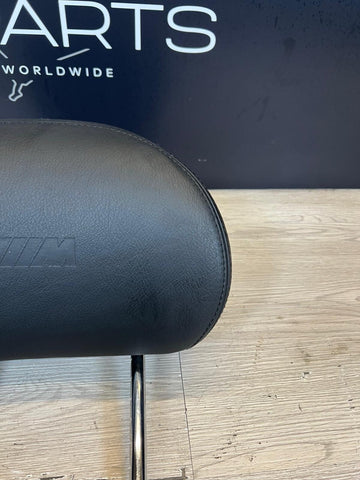 2001-2006 BMW E46 M3 Coupe Black Front Headrest Head Rest OEM *Notes*