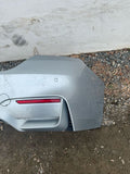 (PICKUP ONLY) 15-20 BMW F82 F83 M4 REAR BUMPER OEM SILVERSTONE WITH PDC SENSORS