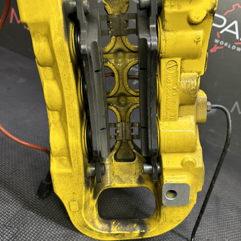 2019 Ferrari 488 Spider Original Yellow Brake Caliper Brembo Front Left