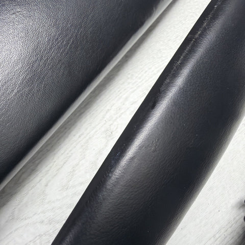 01-06 BMW E46 M3 Convertible Door Upper Arm Rest Armrest Pads Black *Notes*