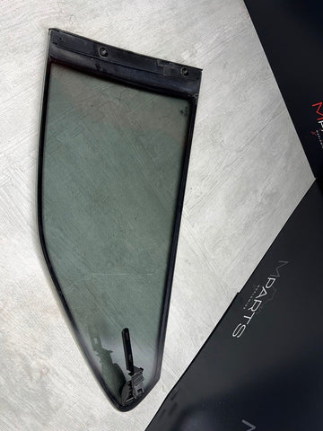 Left Driver Rear Quarter Panel Window Glass BMW E36 325 328 M3 Coupe OEM