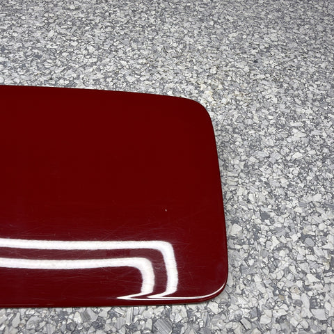 01-06 BMW E46 M3 Rear Fuel Gas Tank Flap Filler Lid Cover Cap Imola Red OEM