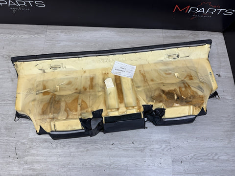 2001-2006 BMW E46 M3 Coupe Rear Seat Bottom Bench Nappa Black Leather OEM