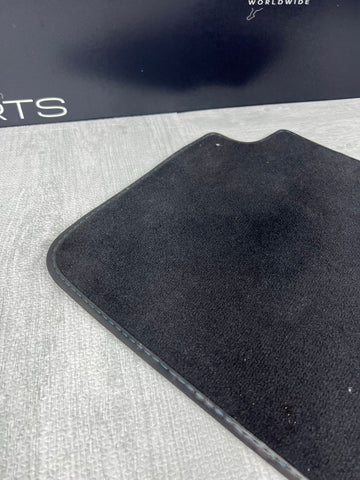 16-20 OEM BMW F87 M2 Black Rear Carpet Floor Mats