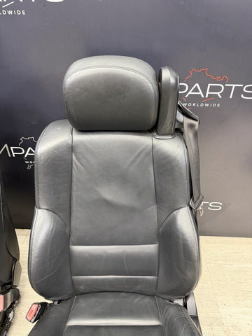 01-06 BMW E46 M3 Convertible Interior Front Heated Seats Black *Notes*