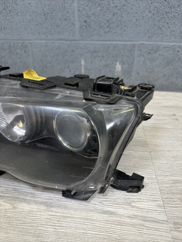 02-06 BMW E46 M3 ORIGINAL Left Driver Side Bi Xenon Headlight Silver Bezel