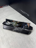 Racing 290mm Convex Mirror Black Frame No Tint