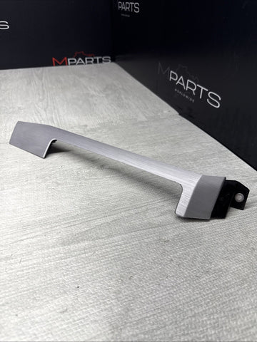 01-06 BMW E46 M3 Interior Center Radio Upper Dash Trim Brushed Aluminum *Tab