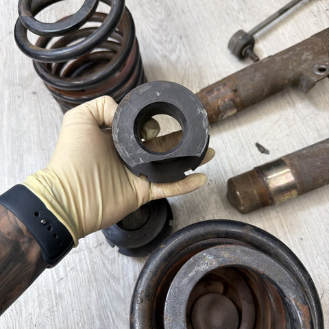 01-06 BMW E46 M3 ST Front Shocks Struts Springs HR Rear Springs Links *Rusty*