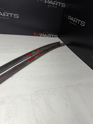 97-03 BMW E39 M5 Right & Left Roof Strip Drip Molding Trims Set Oem