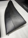 00-03 BMW E39 M5 BLACK REAR LEATHER SEAT CUSHION UPPER SIDE BOLSTERS OEM