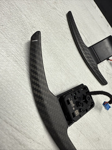 15-20 BMW F80 F82 F83 F87 M2 M3 M4 DCT Steering Wheel Paddle Shifters Levers OEM