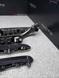 01-06 BMW E46 M3 Custom Painted Black Door Trim Armrests Front Rear Coupe
