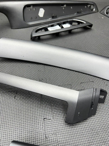 01-06 BMW E46 M3 Convertible Interior Armrests Trim Set Titan Shadow Grey