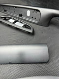 01-06 BMW E46 M3 Convertible Interior Armrests Trim Set Titan Shadow Grey