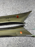 BMW E36 M3 328 Sedan A Pillars Interior Trims Cover Black Pair Set *Fading