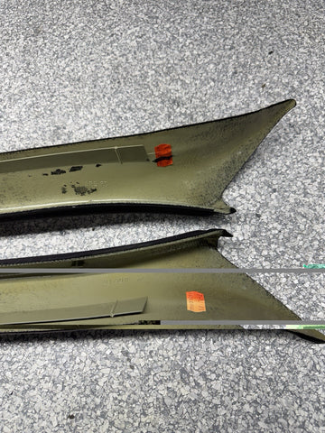 BMW E36 M3 328 Sedan A Pillars Interior Trims Cover Black Pair Set *Fading