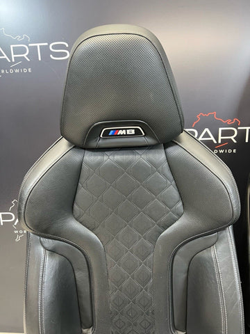 2020-2025 BMW F92 M8 2 DOOR COUPE FRONT SEATS BLACK
