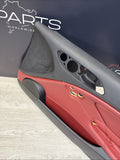01-06 BMW E46 M3 FRONT RIGHT PASSENGER SIDE DOOR PANEL CARD IMOLA RED OEM