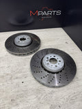 OEM 18-24 BMW F97 G01 G02 X3M FRONT BRAKE DRILLED DISCS ROTORS