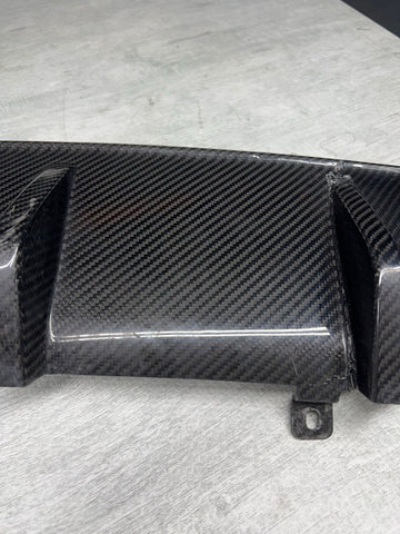 BMW 15-20 F80 F82 F83 M3 M4 OEM REAR BUMPER CARBON DIFFUSER VALANCE TRIM