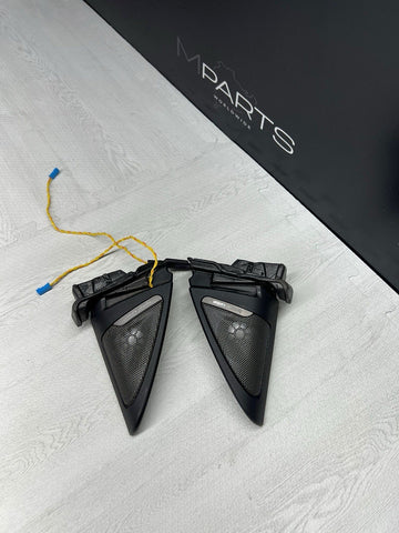 BMW F82 M4 Coupe Front Tweeter Speakers Set Pair Harman Kardon 51337269362