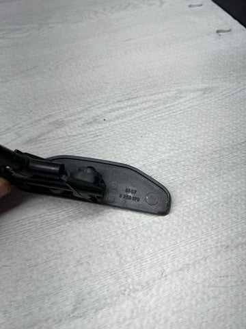 BMW 01-06 E46 M3 Left Driver Headlight Washer Jet Cover OEM 8256179 Carbon Black