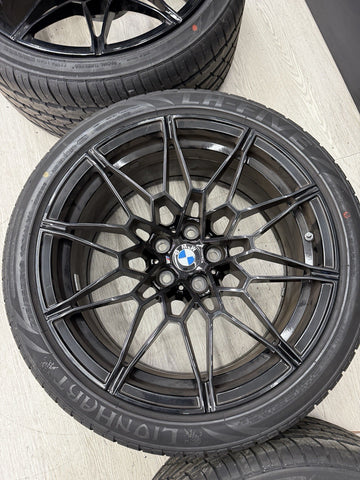 BMW M2 M3 M4 FACTORY OEM G80 G82 G83 19”/20” 826M COMPETITION RIMS WHEELS BLACK