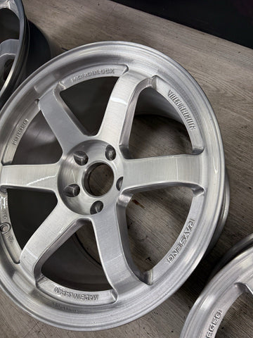 Volk Racing TE37 18” Wheels Rims 18x19.5 ET22 18x11 ET37 5x120 BMW E9X F8X M3