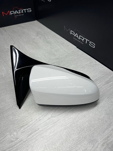 12-14 BMW F06 F12 F13 M6 Passenger Mirror Heated Camera Alpine White NO GLASS